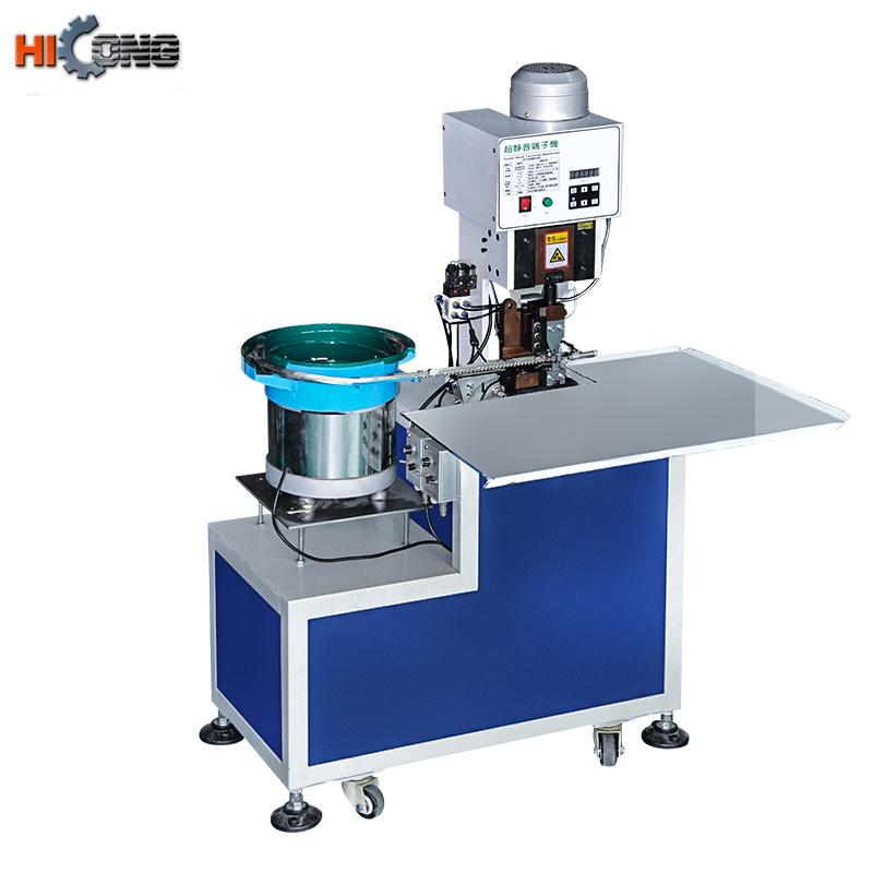 Single terminal crimping machine