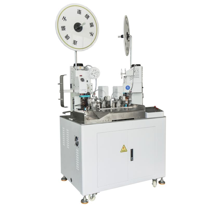 Full automatic Double wire combined terminal crimping machine