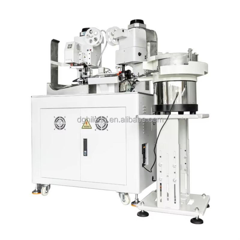 Fully automatic sheath terminal machine - double voltage single threading