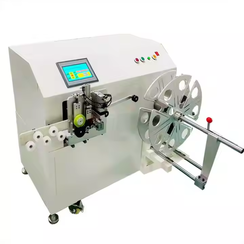 Floor-standing Cable Coiling Machine with Meter Counter